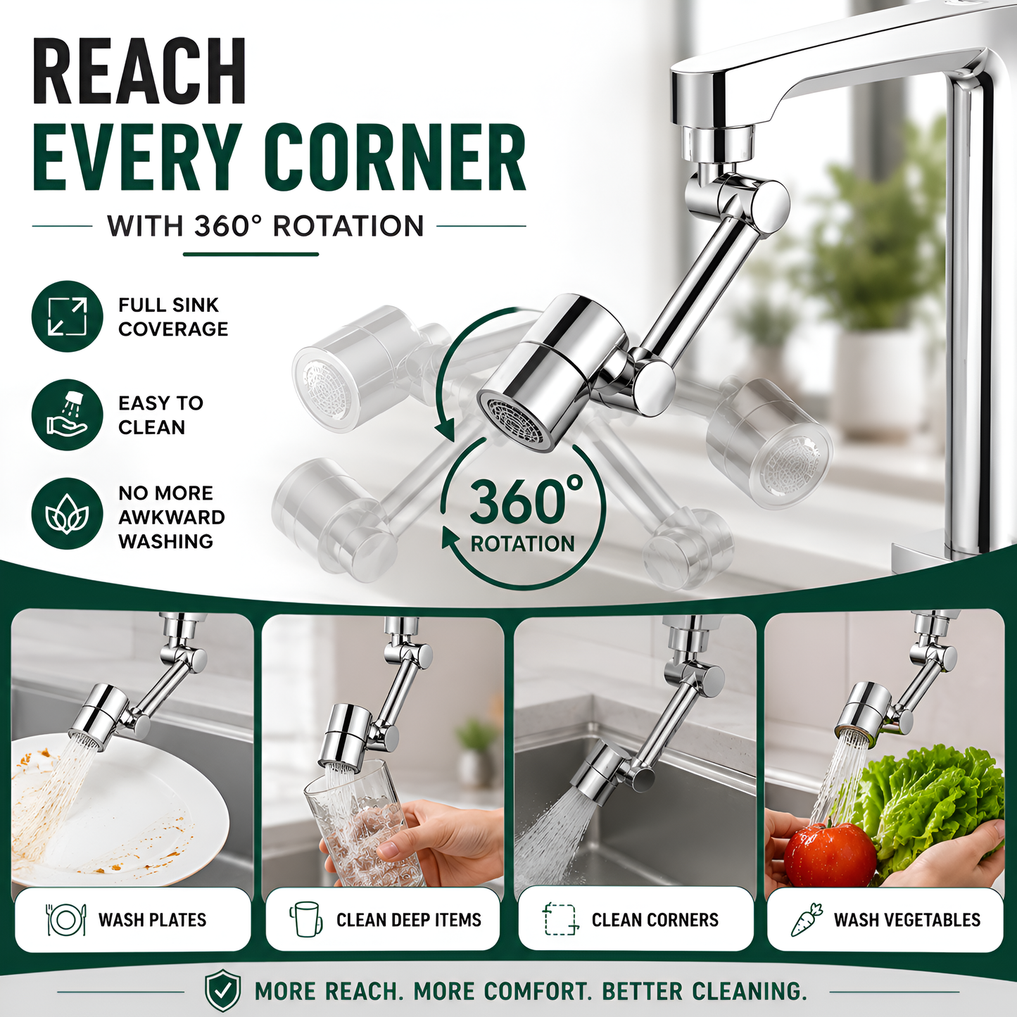Shoviko FlexFlow 360° Tap Extender