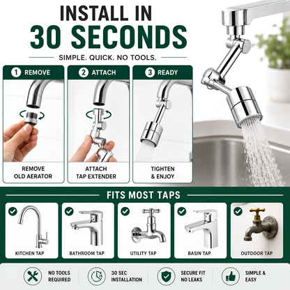 Shoviko FlexFlow 360° Tap Extender